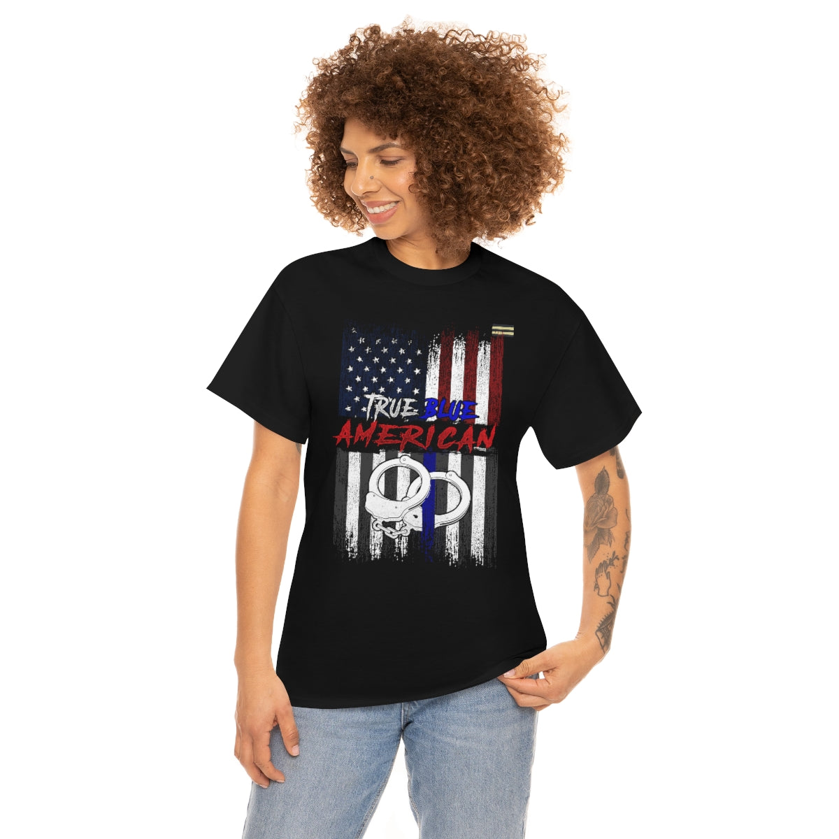 True Blue American  Law Enforcement Shirt