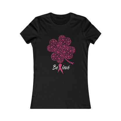 Believe - Breast Cancer Awareness  T-shirt - Military Republic