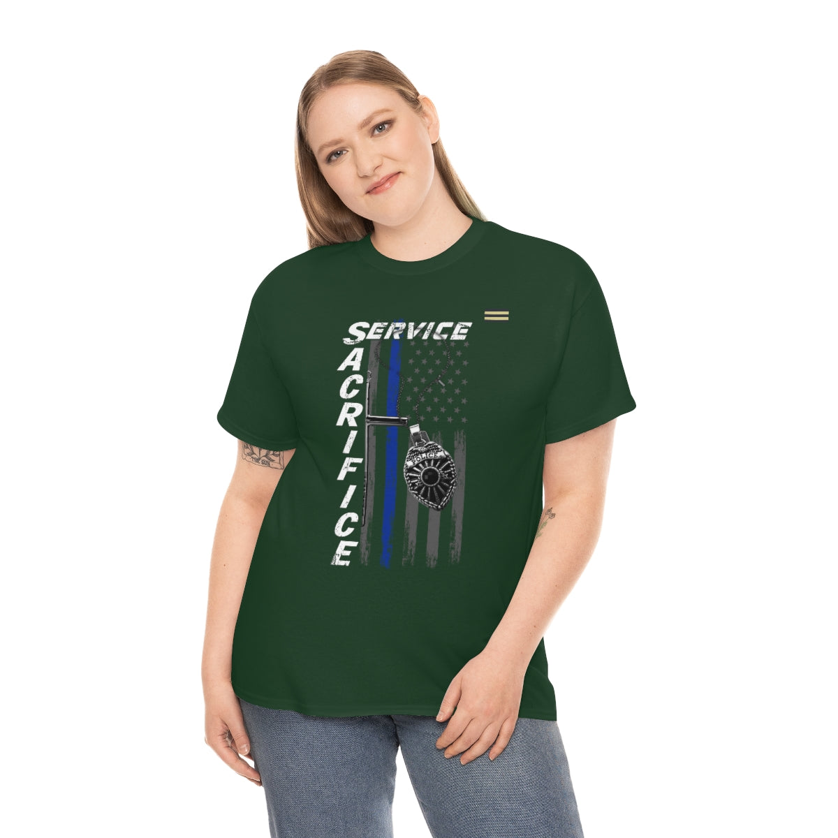 Service Sacrifice Law Enforcement T-shirt