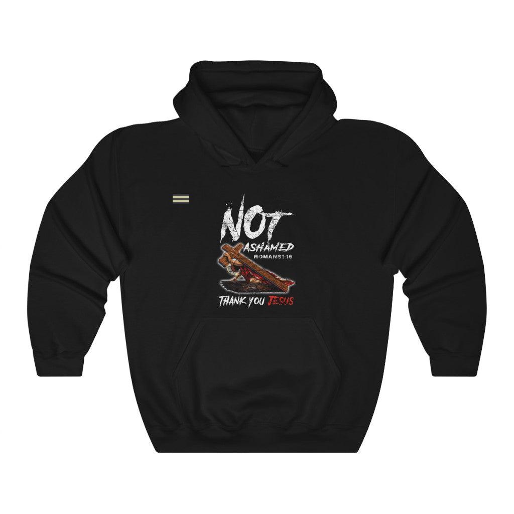 Not Ashamed of The Cross Unisex Hoodie - Military Republic