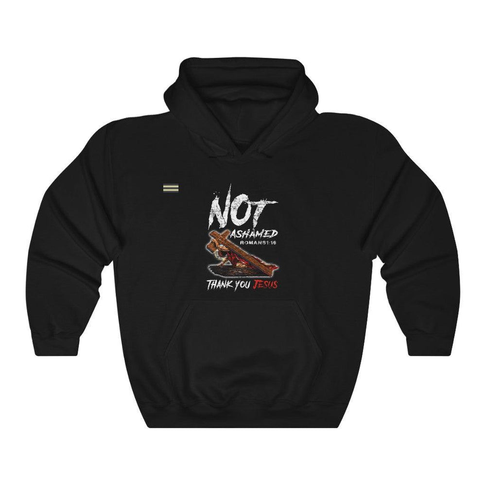 Not Ashamed of The Cross Unisex Hoodie - Military Republic