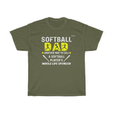 Softball Dad T-shirt - Military Republic