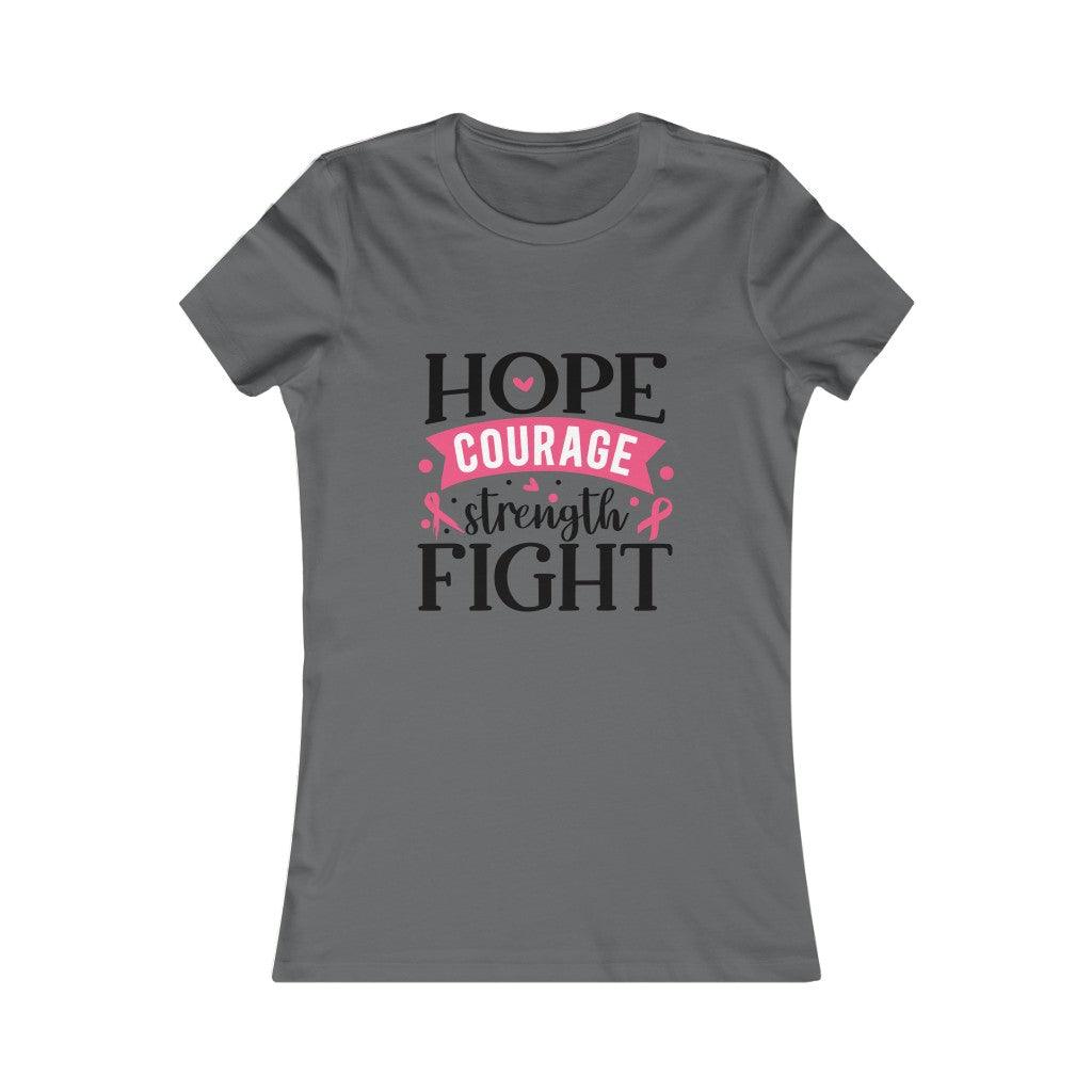 Hope, Courage, Strength  Fight T-shirt - Military Republic