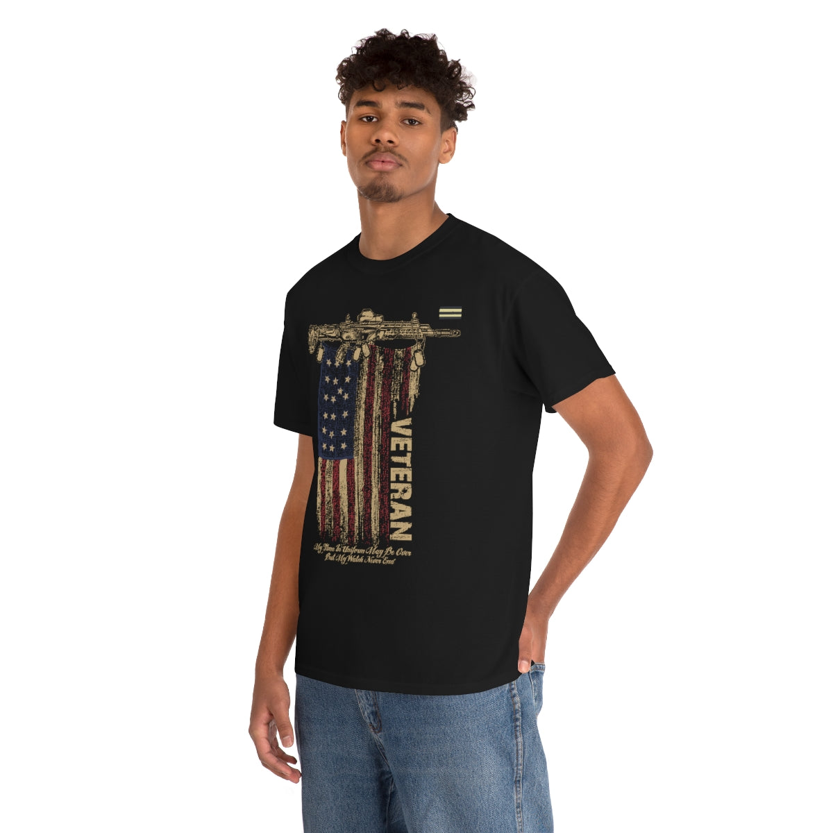 Patriotic US Flag Design T-shirt