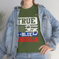 True Blue American Four Stars Law Enforcement T-shirt