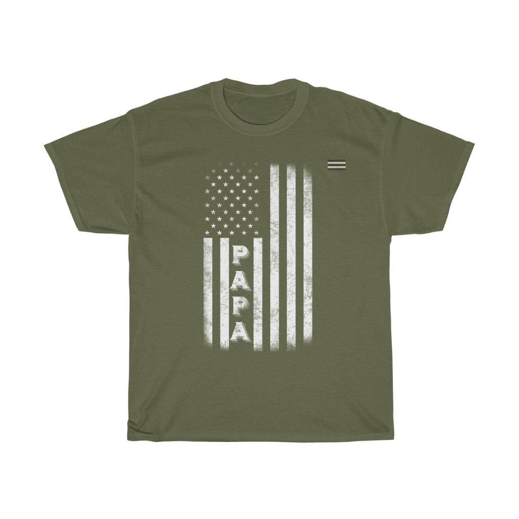 Papa Flag Tshirt - Military Republic