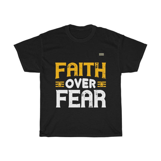 Faith Over Fear Motivational Unisex T-shirt - Military Republic