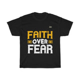 Faith Over Fear Motivational Unisex T-shirt - Military Republic