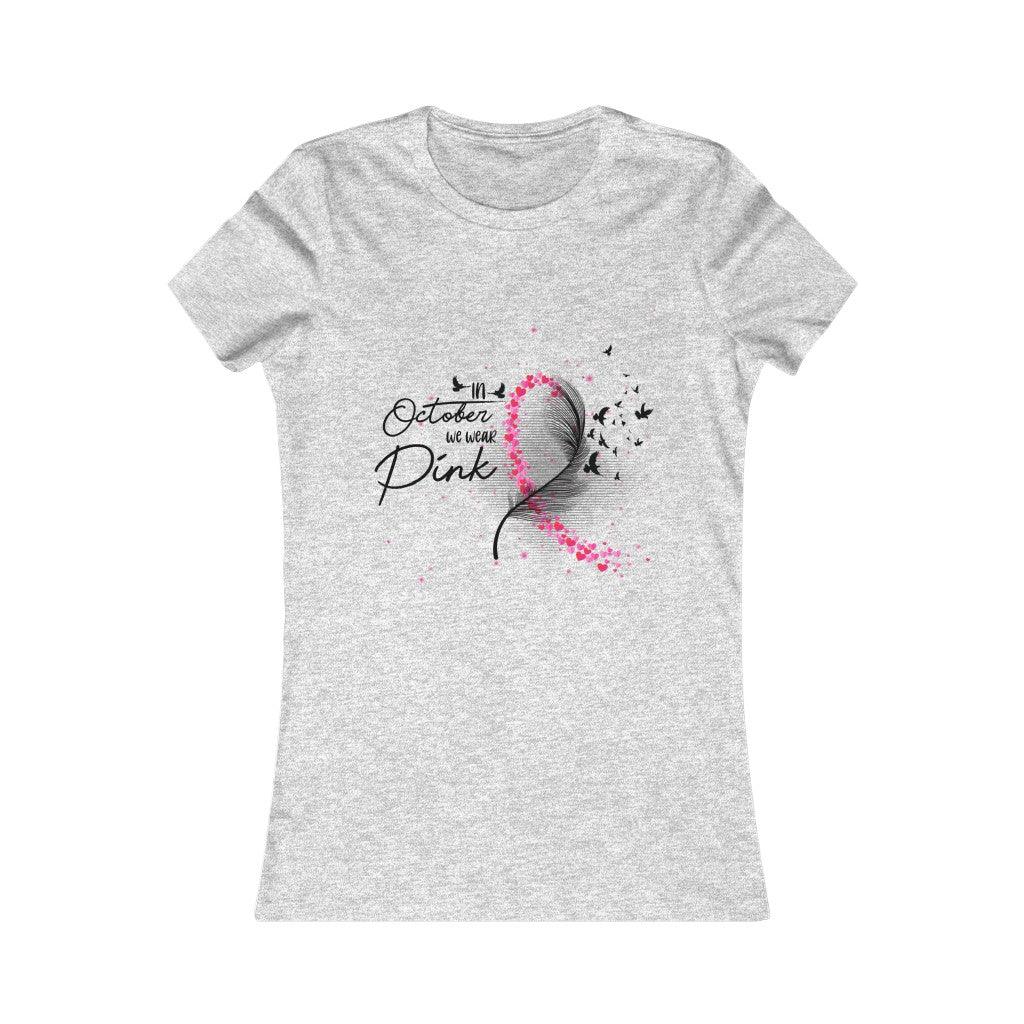 Wear Pink For Support  T-shirt - Military Republic