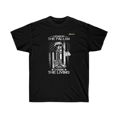 Honor The Fallen Thank The Living  - Veteran T-shirt - Military Republic