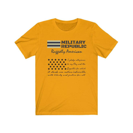 Military Republic - Pledge of Allegiance T-shirt - Military Republic