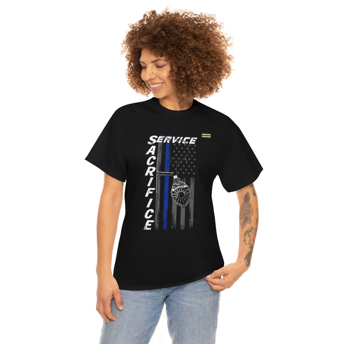 Service Sacrifice Law Enforcement T-shirt