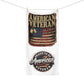 Proud To Be American Veteran Design 30x60 Beach Towel - Military Republic