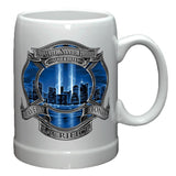 9/11 Firefighter Blue Skies Stoneware Mug Set-Military Republic
