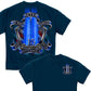 9/11 Memorial Navy T-Shirt-Military Republic