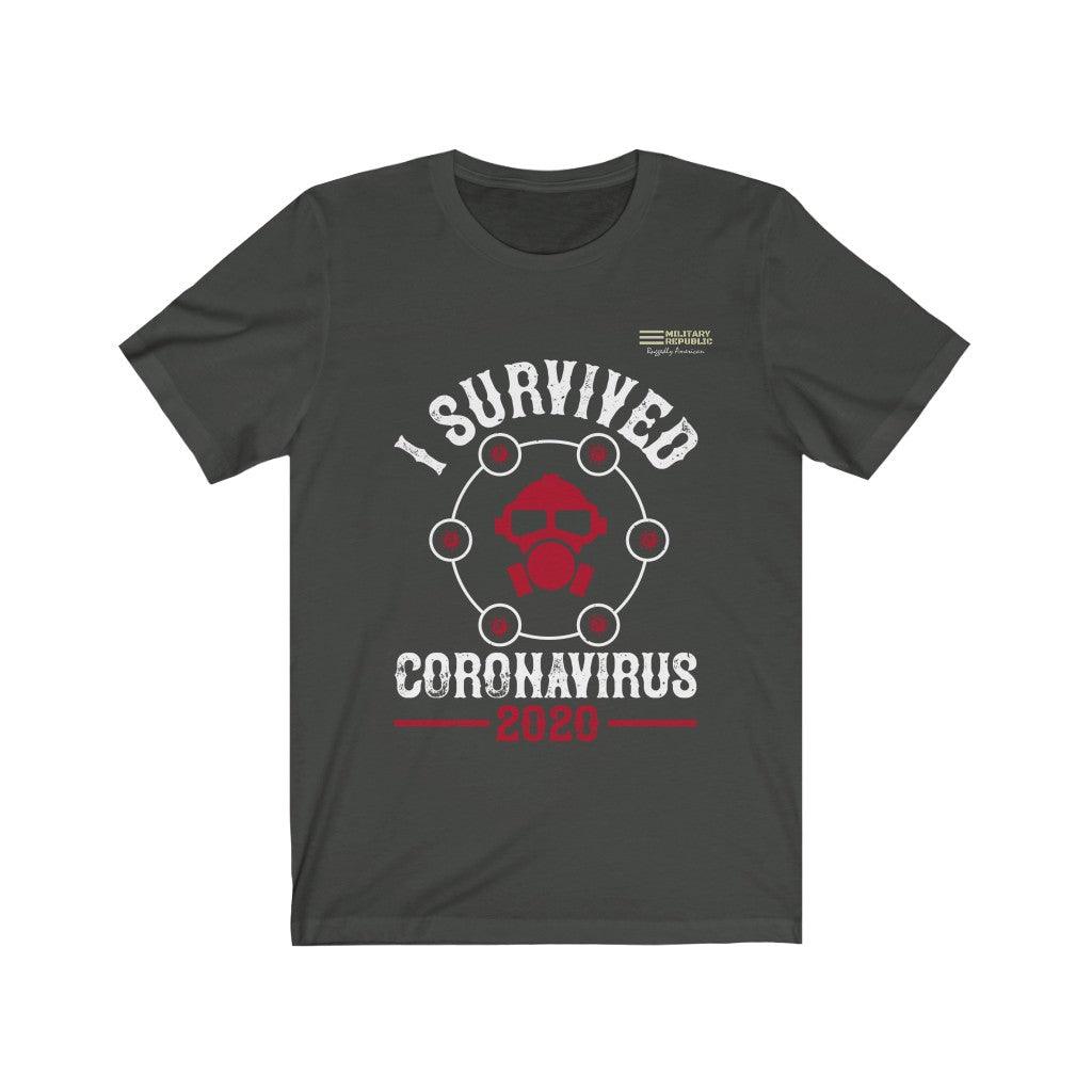 I Survived Corona Virus 2020 T-shirt - Military Republic