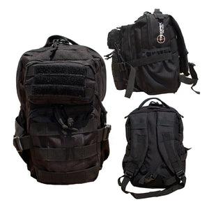 Youth Tactical Black Backpack - Military Republic