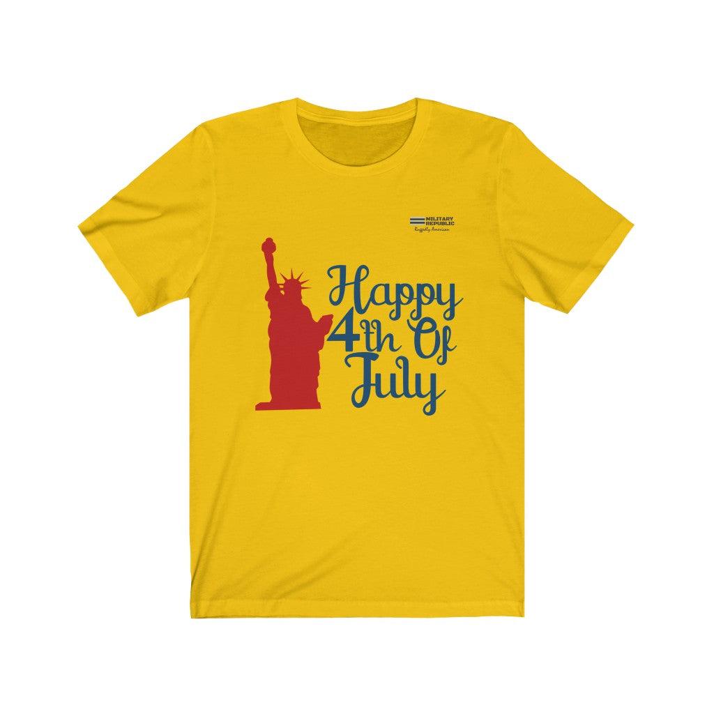 Happy 4th of July T-shirt - Military Republic