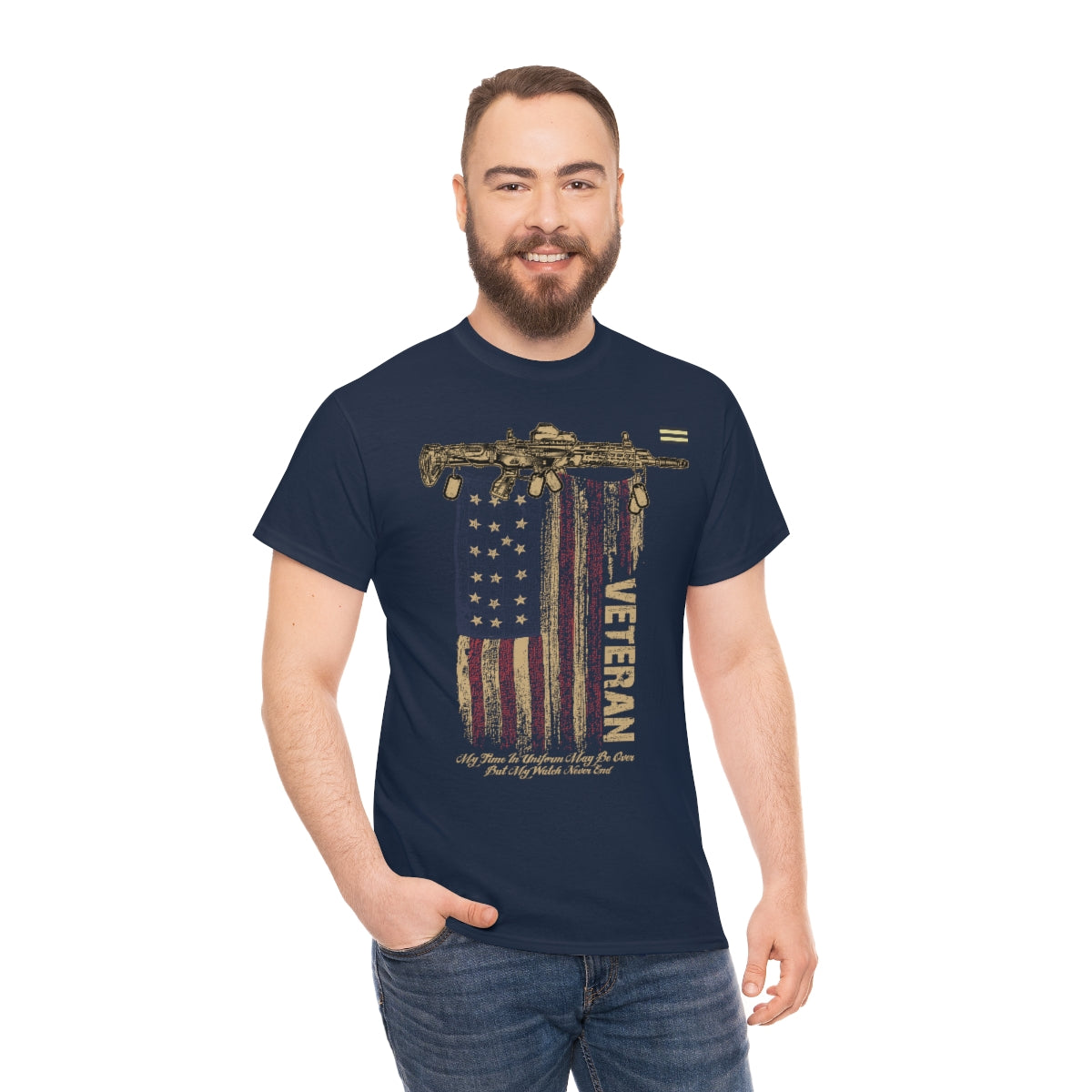 Patriotic US Flag Design T-shirt