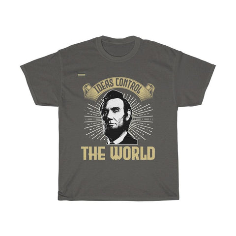 Honest Abe - Ideas Control The World T-shirt - Military Republic