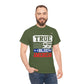 True Blue American Four Stars Law Enforcement T-shirt