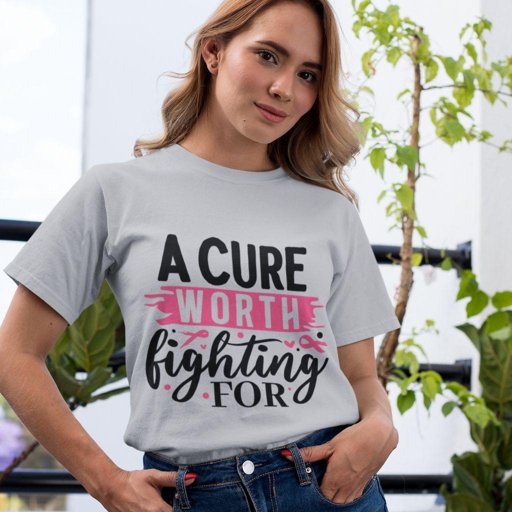 A Cure Worth Fighting For T-shirt - Military Republic
