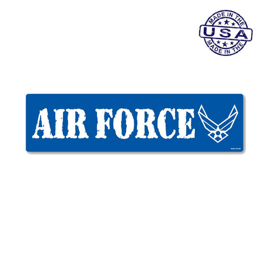 United States Air Force Bumper Strip Magnet (10.88" x 2.88") - Military Republic