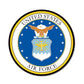 United States Air Force Seal Circle Sticker (5") - Military Republic