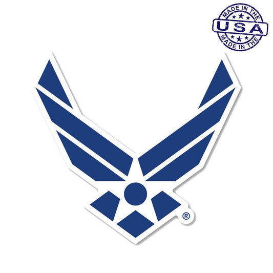 United States Air Force Wings Sticker (4.9" x 4.47") - Military Republic