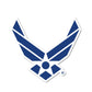 United States Air Force Wings Sticker (4.9" x 4.47") - Military Republic