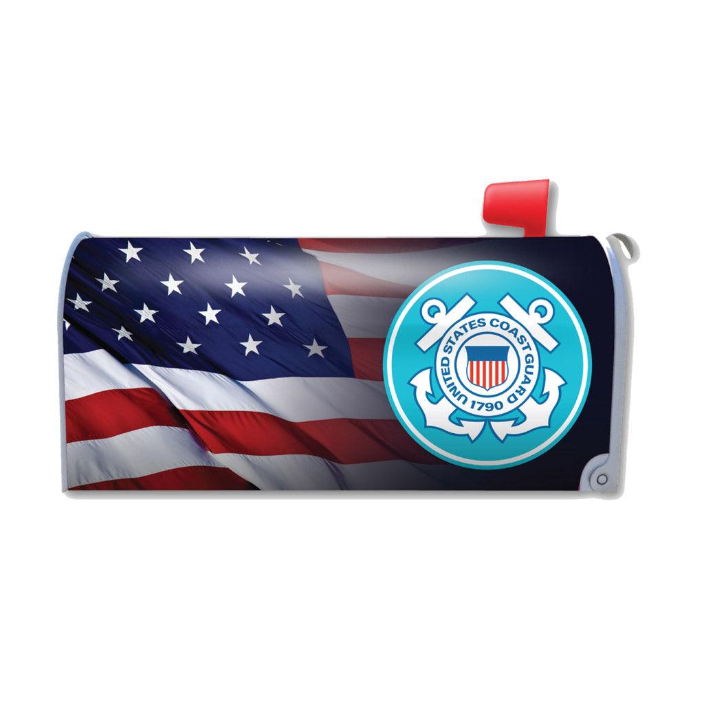 United States Coast American Flag Mailbox Cover Magnet (21" x 18.38") - Military Republic