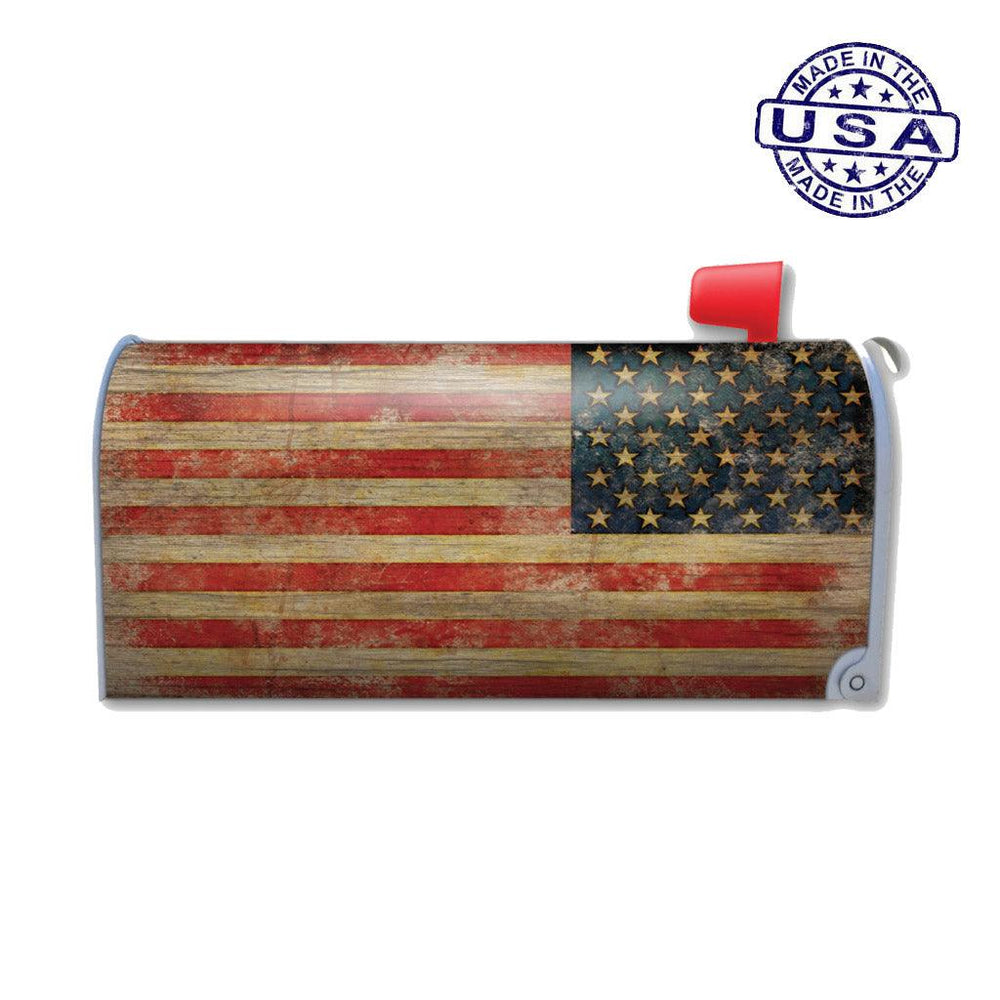 United States Patriotic American Flag Grudge Mailbox Cover Magnet (21