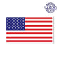 United States Patriotic American Flag Rectangle Indoor Magnet (3.5" x 2") - Military Republic