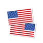 United States Patriotic American Flag / Reversed Flag Rectangle Magnet Pack (4.88" x 5.5") - Military Republic