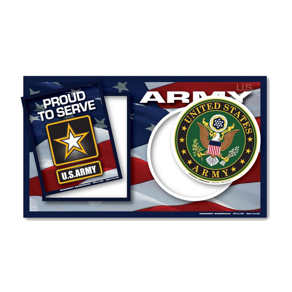 United States Army Photo Frame Magnet (9" x 5.25") - Military Republic