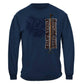 United States Absolute Firefighter Blue Print Premium Long Sleeve - Military Republic