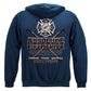 United States Absolute Firefighter Blue Print Premium Long Sleeve - Military Republic