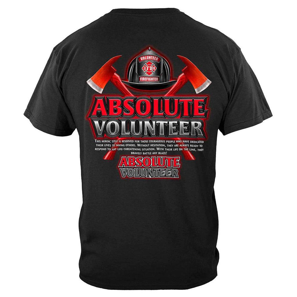 United States Absolute Volunteer Firefighter Premium T-Shirt - Military Republic