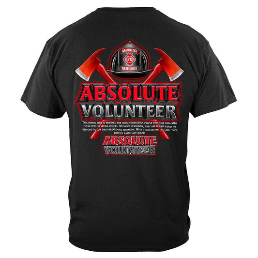 United States Absolute Volunteer Firefighter Premium T-Shirt - Military Republic