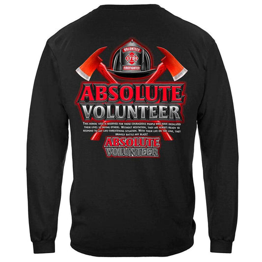 United States Absolute Volunteer Firefighter Premium Long Sleeve - Military Republic