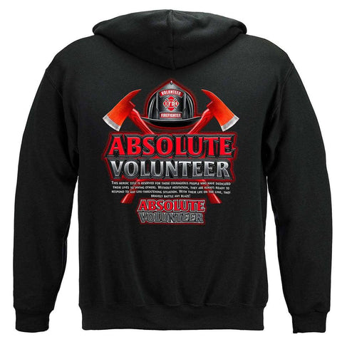 United States Absolute Volunteer Firefighter Premium Hoodie - Military Republic