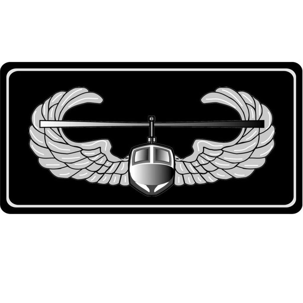 Air Assault Black Photo License Plate - Military Republic