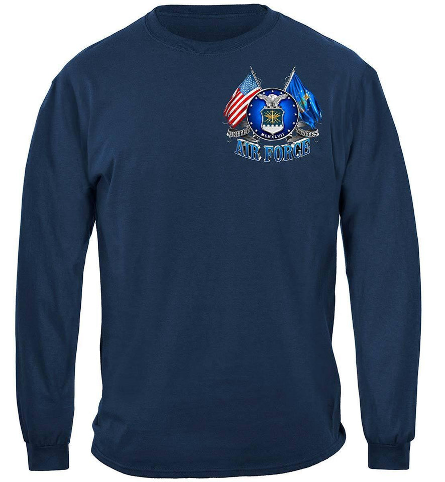 U.S. Air Force Double Flag Hoodie - Military Republic