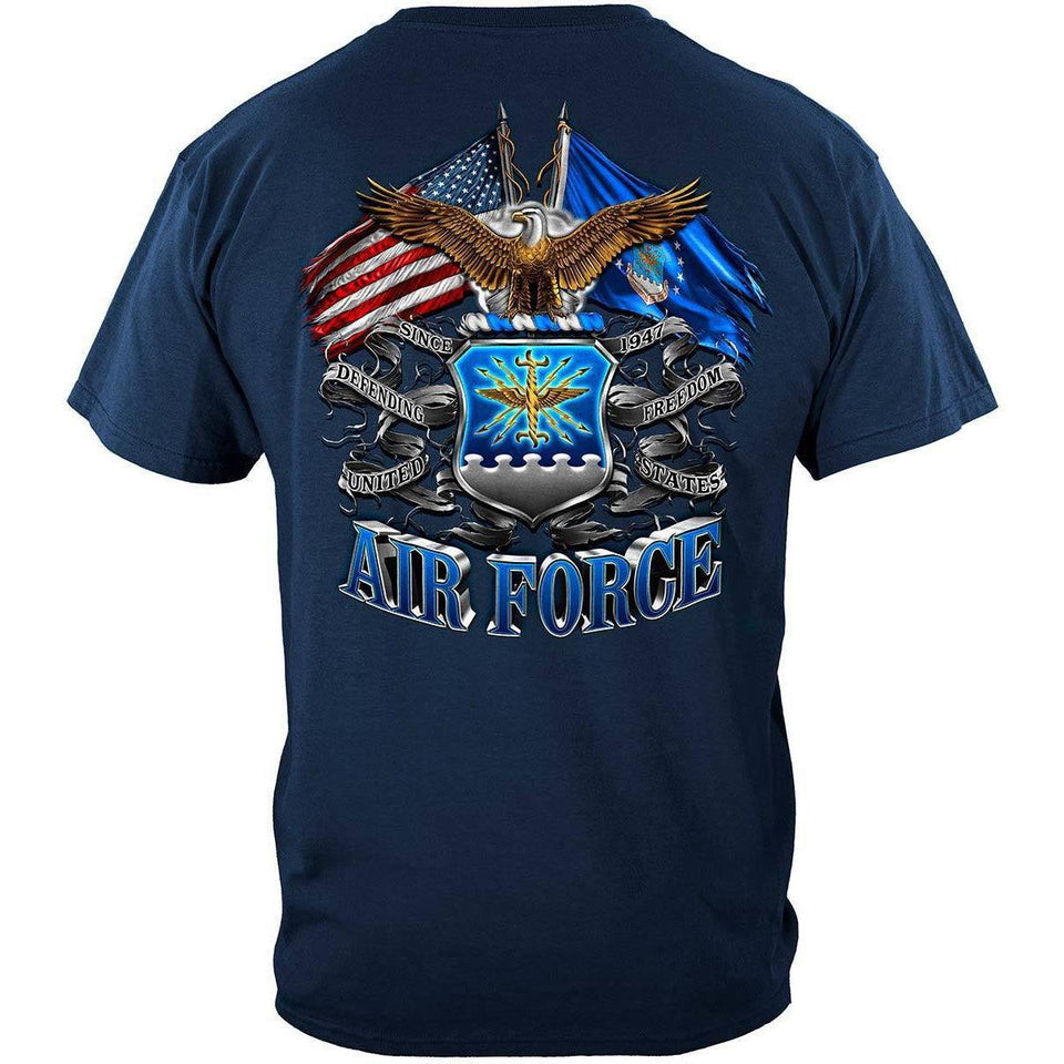 U.S. Air Force Double Flag Long Sleeve - Military Republic