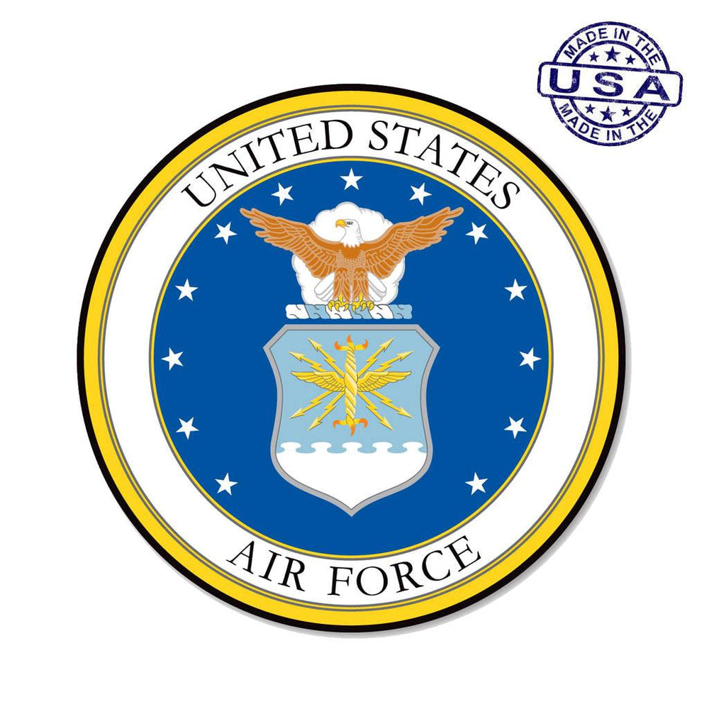 United States Air Force Seal Car Door Round Sign Magnet (11.5
