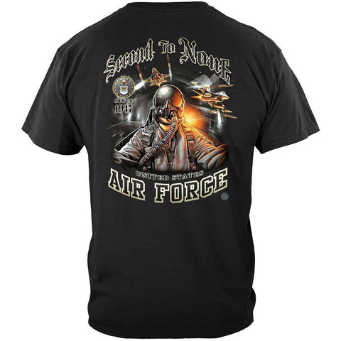 Air Force Second To None T-Shirt - Military Republic
