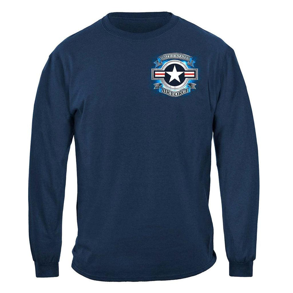 United States Air Force Star Shield Premium Long Sleeve - Military Republic