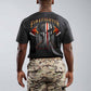 American Pride Firefighter Skull of Freedom T-shirt - Military Republic