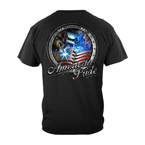 American Pride Runs Deep Welder T-shirt - Military Republic