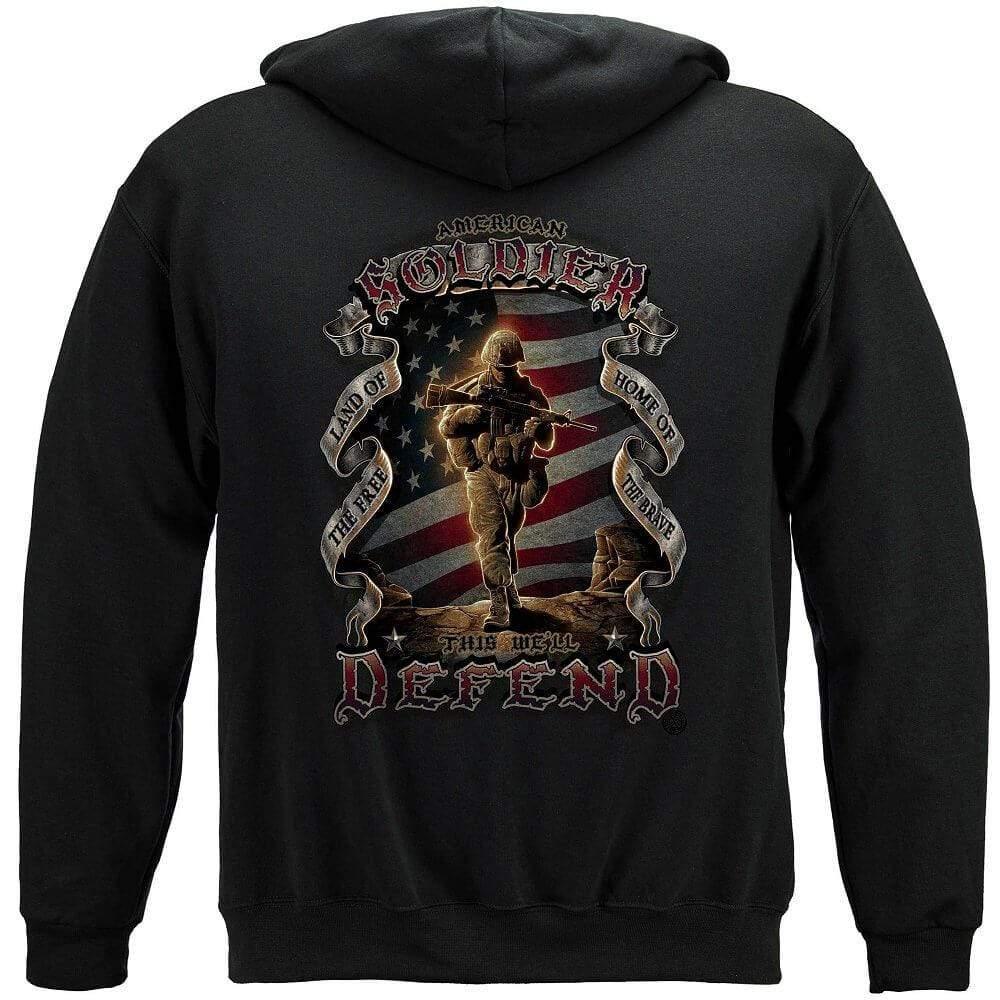 US Army American Soldier Hoodie - Military Republic